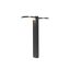 Stojaca-vonkajšia-lampa-čierna-50-cm-vrátane-LED-2-svetlo-IP44---Esmee