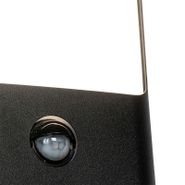 Vegglampe-sort-inkl.-LED-IP44-med-bevegelsessensor---Khuvan