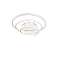 Moderne-Deckenleuchte-weiß-inkl.-LED-und-Dimmer---Rondas