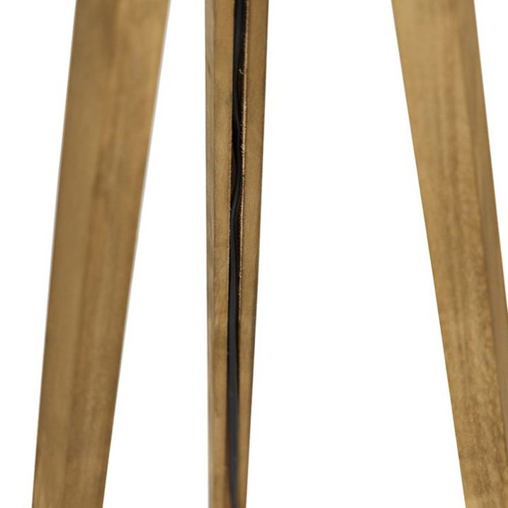 Trípode rústico de madera vintage con pantalla blanca de 50 cm - Tripod Classic