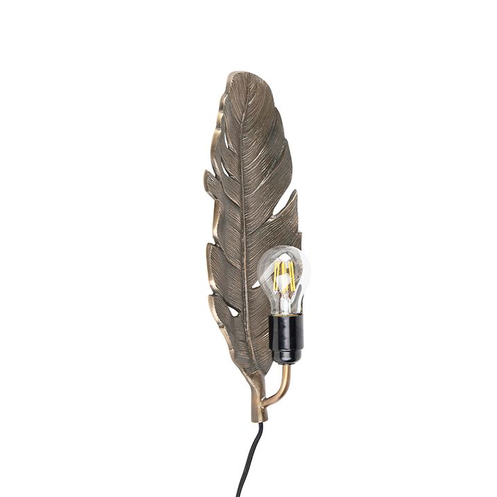 Applique Art déco bronze - Leaf