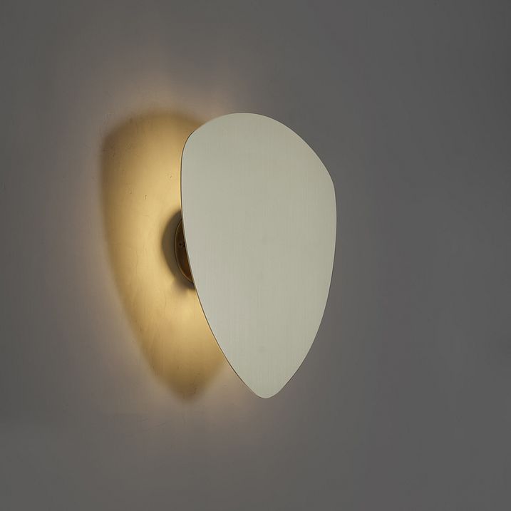 Dizajnerska zidna lampa bež organska 32cm 2-svetla - Pulley
