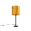 Moderní-stolní-lampa-černá-se-zlatým-stínítkem-25-cm---Simplo
