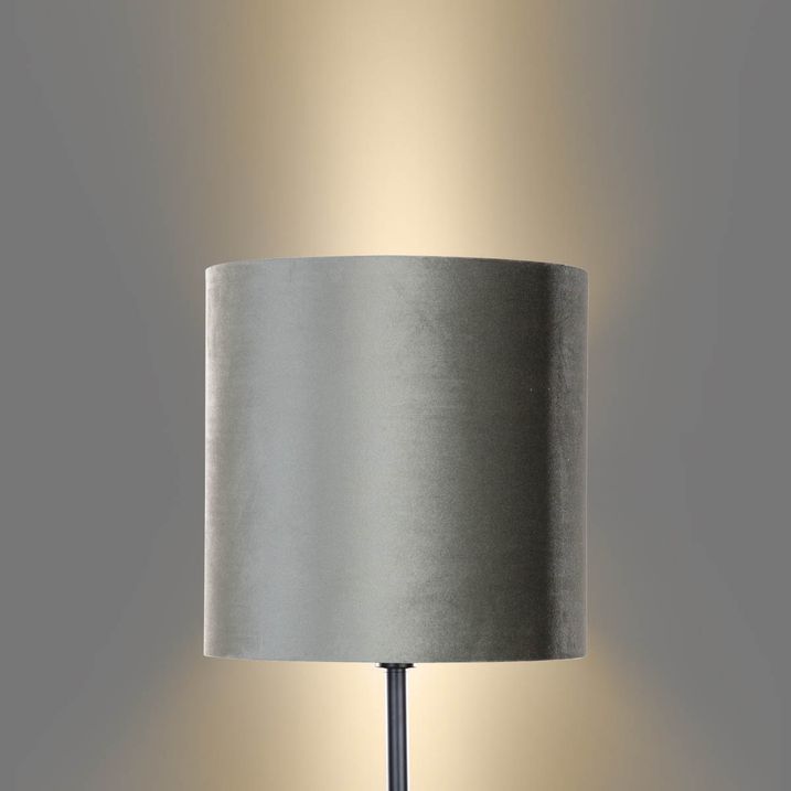 Állólámpa fekete, zöld bársony lámpabúrával, 40 cm - Simplo