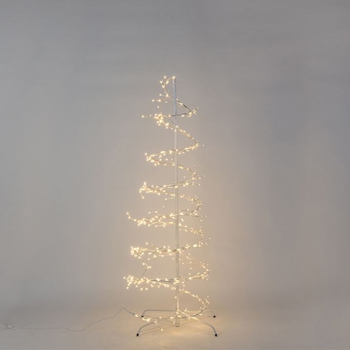 Weihnachtsleuchten Spiralbaum Twinkel LED warmweiß 1,8 Meter