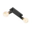 Faretto-moderno-nero-rettangolare-2-luci---Facil