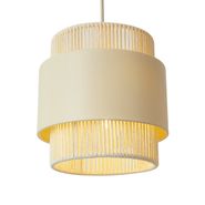 Modern-pendellampa-beige-med-rep-3-ljus---Kora