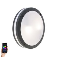 Lampada-da-parete-e-soffitto-intelligente-grigio-scuro-incl.-Wifi-A60---Glow