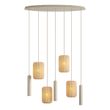 Japandi-hanglamp-beige-7-lichts---Pluni-Tuba