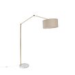 Stojaca-lampa-zlatá-so-svetlohnedým-tienidlom-50-cm-nastaviteľná---Editor
