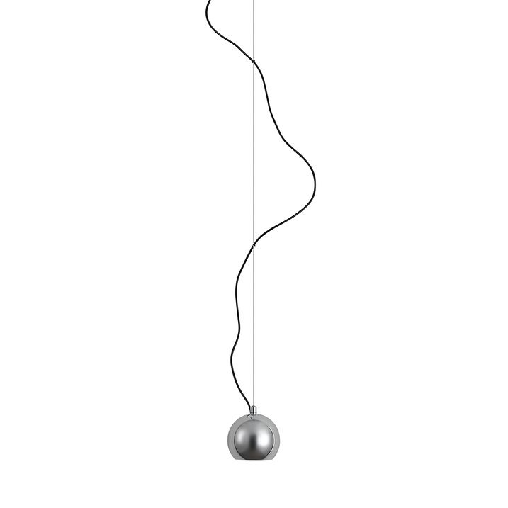 Design függőlámpa króm 1-fázisú sínrendszerhez - Slimline Sara
