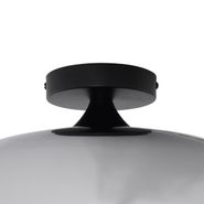 Art-Deco-Plafonska-Lampa-Crna-sa-Dimnim-Staklom-40cm---Busa
