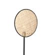Rustikální-stojací-lampa-černá-s-ratanem-35-cm---Kata