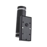 Moderna-spoljna-zidna-lampa-crna-2-svetla-IP44-sa-senzorom-sumraka---Dubbla