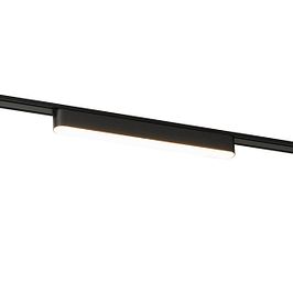 Foco de iluminación de riel moderno negro monofásico 10W 3000K - Magnetic Marra