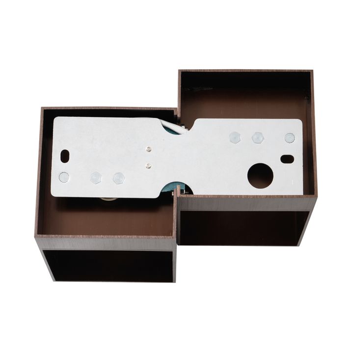 Moderna zidna lampa tamna bronza 2-svjetla - Transfer Double