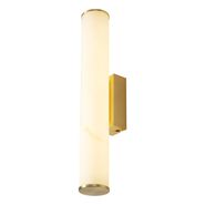 Japandi-Wandleuchte-Messing-und-Alabaster-inkl.-3-Stufen-dimmbarer-LED---Josephine