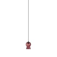 Candeeiro-pendente-retro-preto-com-vidro-roxo-para-sistema-de-calha-monofásica---Iconic-Bell
