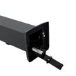 Soketli-80-cm-koyu-gri-dış-mekan-lambası-IP44---Malios