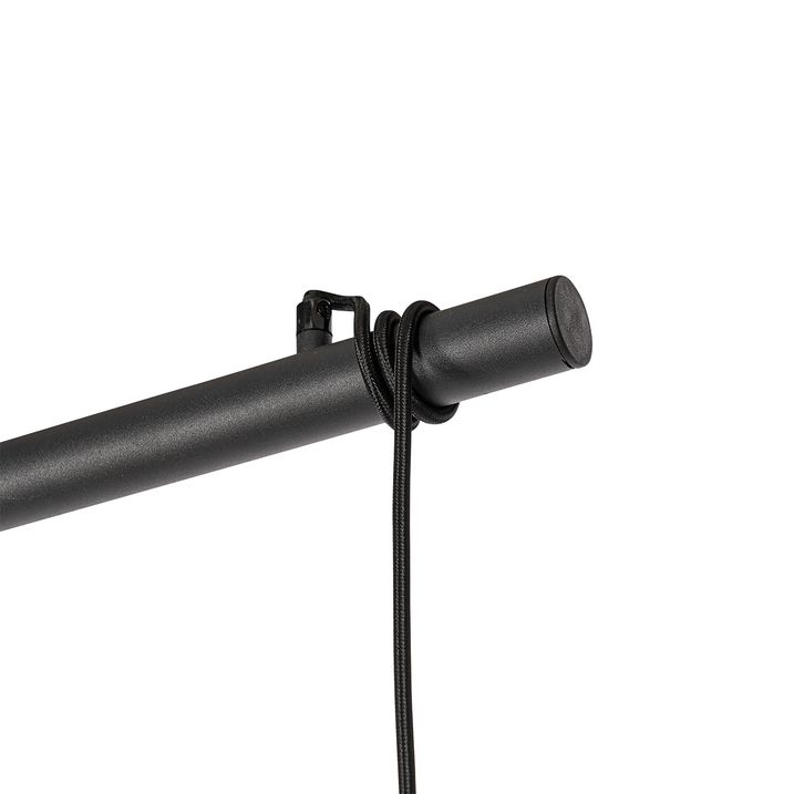 Industriële hanglamp zwart 3-lichts - Flor