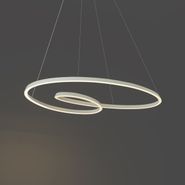 Skandinavisk-pendellampa-beige-110-cm-inkl.-LED-3-stegs-dimbar---Circuit