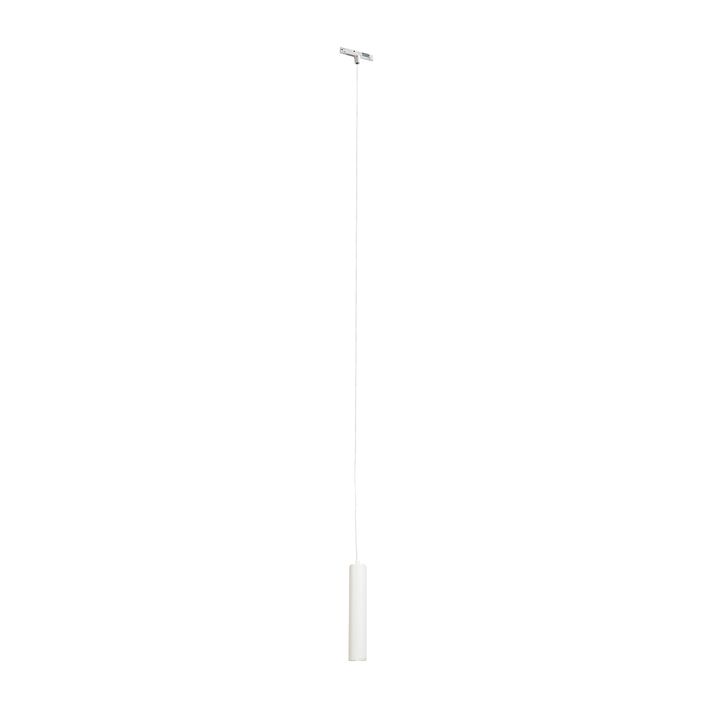 Design hanglamp wit incl. rail adapter 1-fase - Slimline Tuba small