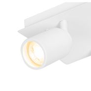 Smart-Bathroom-Spotlight-White-Square-2-Light-IP44-incl.-2-Wifi-GU10-50mm---Ducha