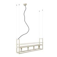 Industrijska-viseća-svjetiljka-bež-4-svjetla---Cage-Rack
