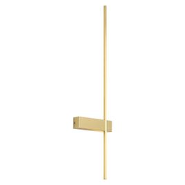 Moderna stenska svetilka medenina 75 cm vklj. LED IP44 - Dial