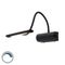 Applique design noire 18,5 cm avec LED et variateur - Tableau