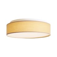 Smart-taklampa-beige-35-cm-inkl.-LED-och-fjärrkontroll---Flat-Drum