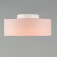 Plafonnier-rose-30-cm-avec-LED---Drum-LED