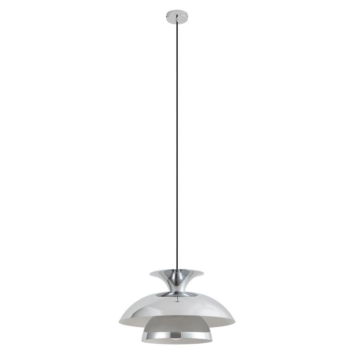 Retro hanglamp chroom 50cm - Titus