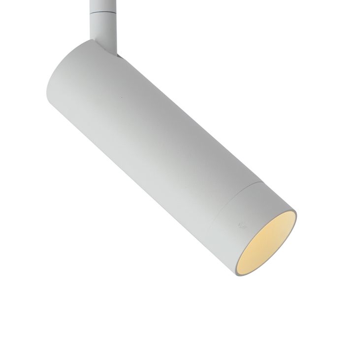 Modern railsysteem met 6 spots wit 1-fase - Slimline Uzzy