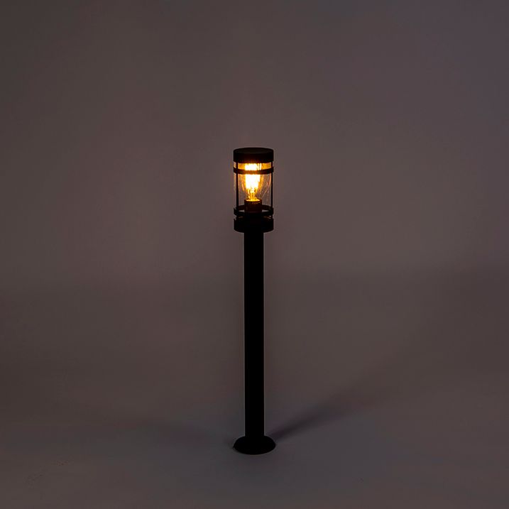 Moderni lauko lempa juoda 80 cm IP44 - Blizgesys