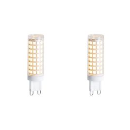 Set of 2 G9 Dimmable LED Bulbs 5.5W 500 lm 2700K