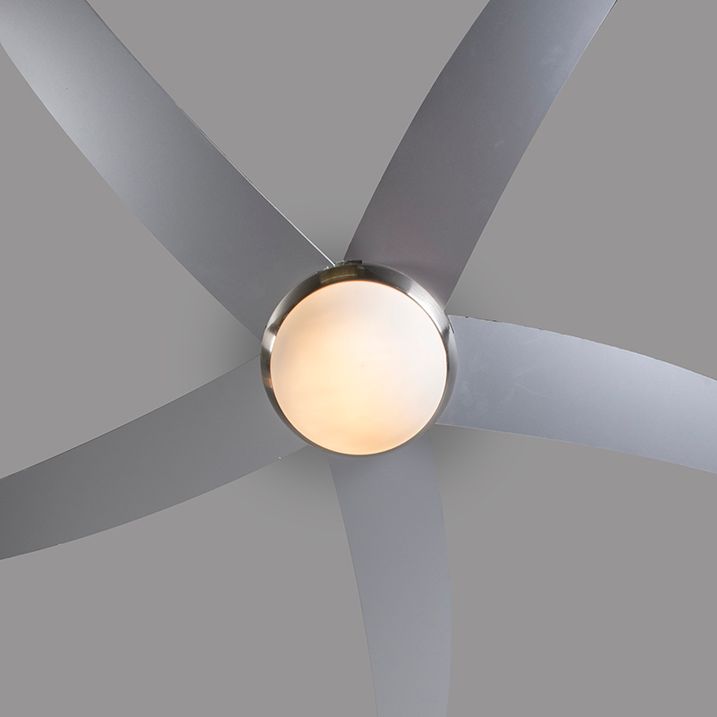 Stropní ventilátor ocelový s černým dřevěným potiskem 132 cm s dálkovým ovládáním - Cool