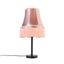 Klassische-Tischleuchte-schwarz-mit-Oma-Schirm-rosa-30-cm---Simplo