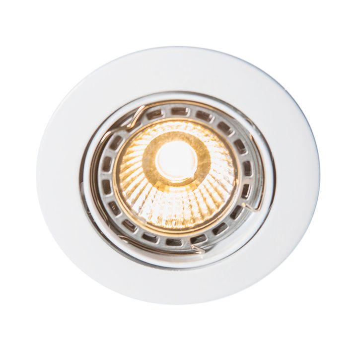 Smart inbouwspot wit kantelbaar incl. Wifi GU10 - Edu