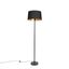Smart-vloerlamp-zwart-met-zwarte-kap-45-cm-incl.-Wifi-A60---Simplo