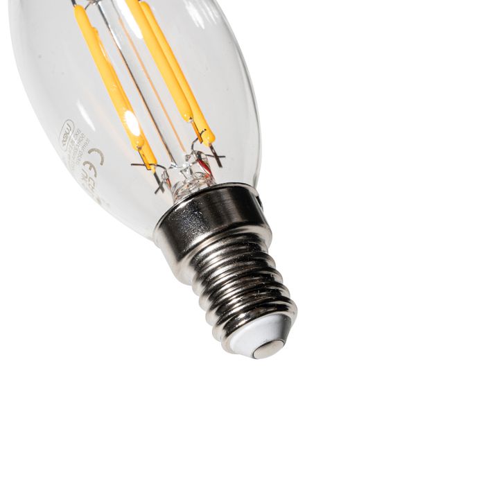 E14 dimbare LED lamp BXS35 helder 4W 450 lm 2200K