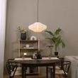 Japandi-závesná-lampa-béžová-s-látkovým-tienidlom-50cm---Plu