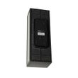 Zidna-lampa-za-spoljašnju-upotrebu-crna-sa-rebrastim-staklom-2-svetla-IP44---Charlois