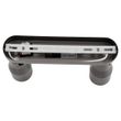Okrągła-lampa-sufitowa-Stanley,-kolor-ciemnoszary,-oprawa-GU10,-50-mm,-2-źródła-światła