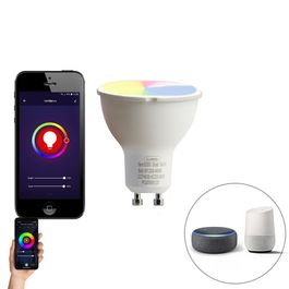 Smart GU10 dimbare LED lamp 5W 350 lm RGB+2200-4000K RGB