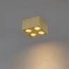 Spot design doré 4 lumières - Qubo Honey