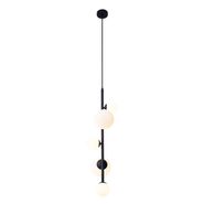 Dizajnerska-viseća-svjetiljka-crna-s-matiranim-staklom-5-svjetla---Vertical
