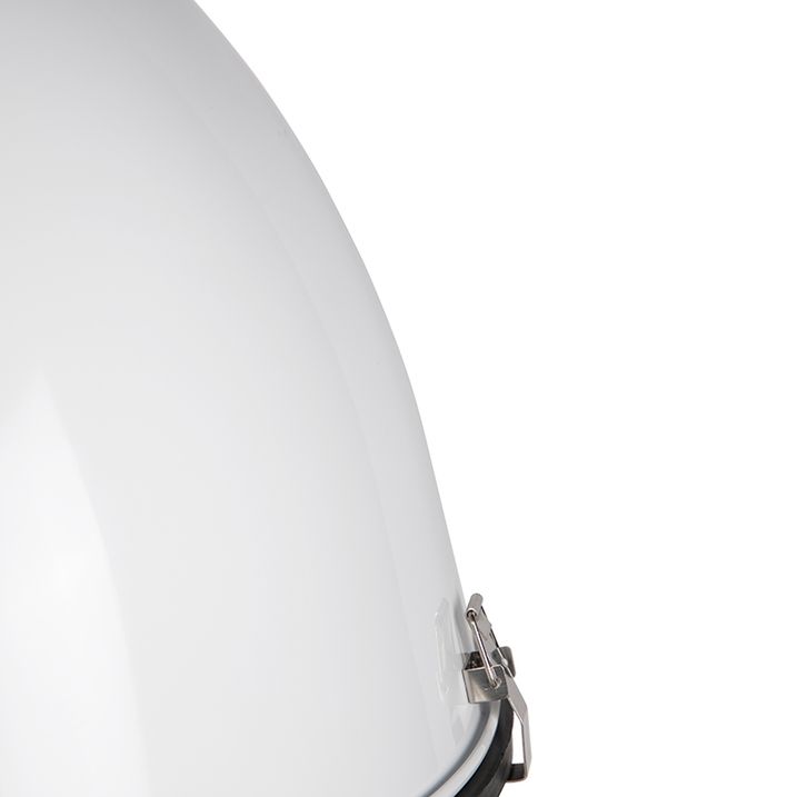 Sada 2 priemyselných závesných svietidiel bielych 38 cm stmievateľných - Anteros