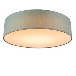 Plafonnier vert 40 cm avec LED - Drum LED