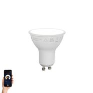 Smart-GU10-50mm-Dimmbar-LED-Birne-Opal-7W-630lm-4000K